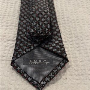 Enro Black, Red, and Blue Patterned Tie